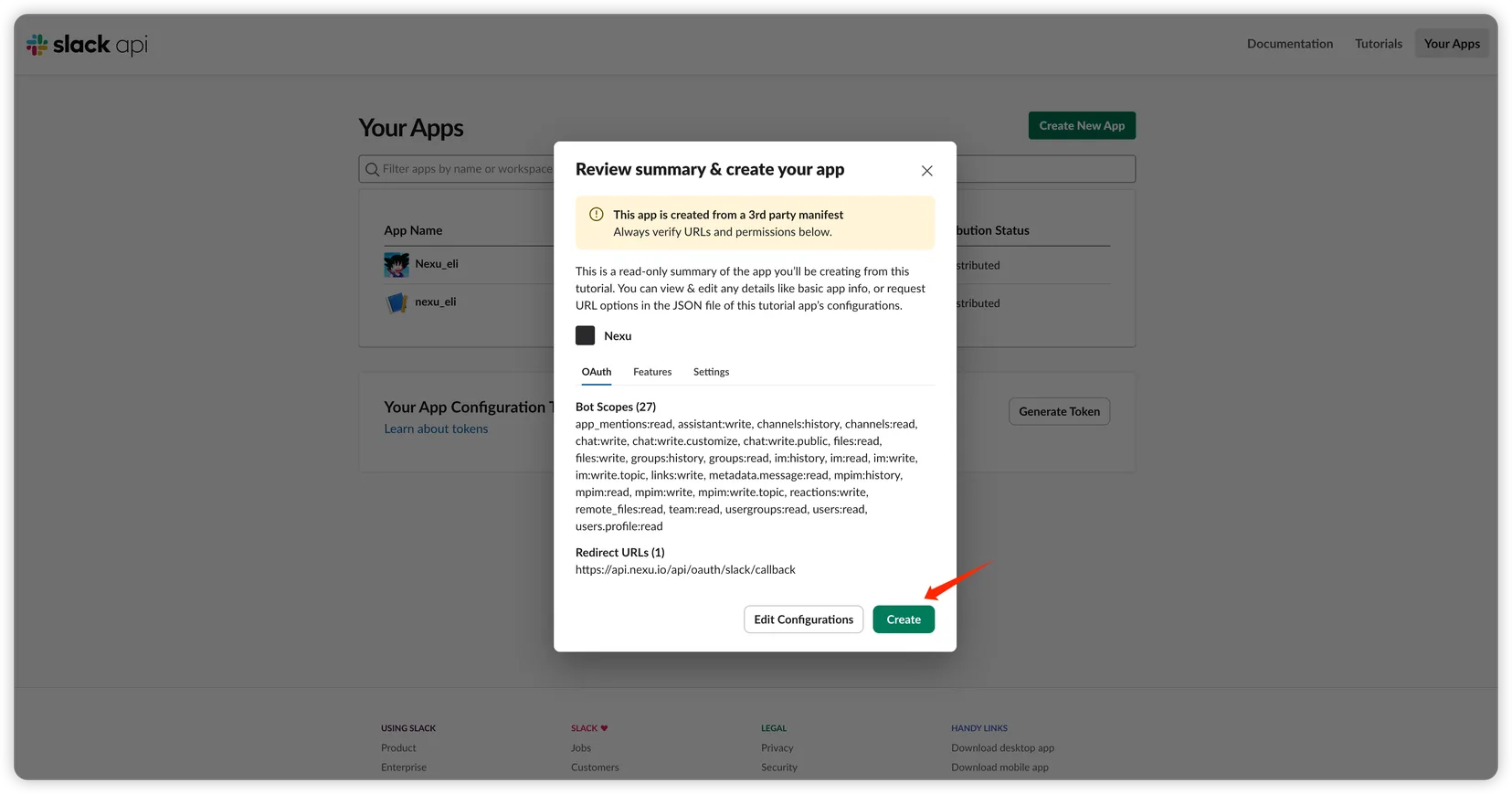 Review and Create